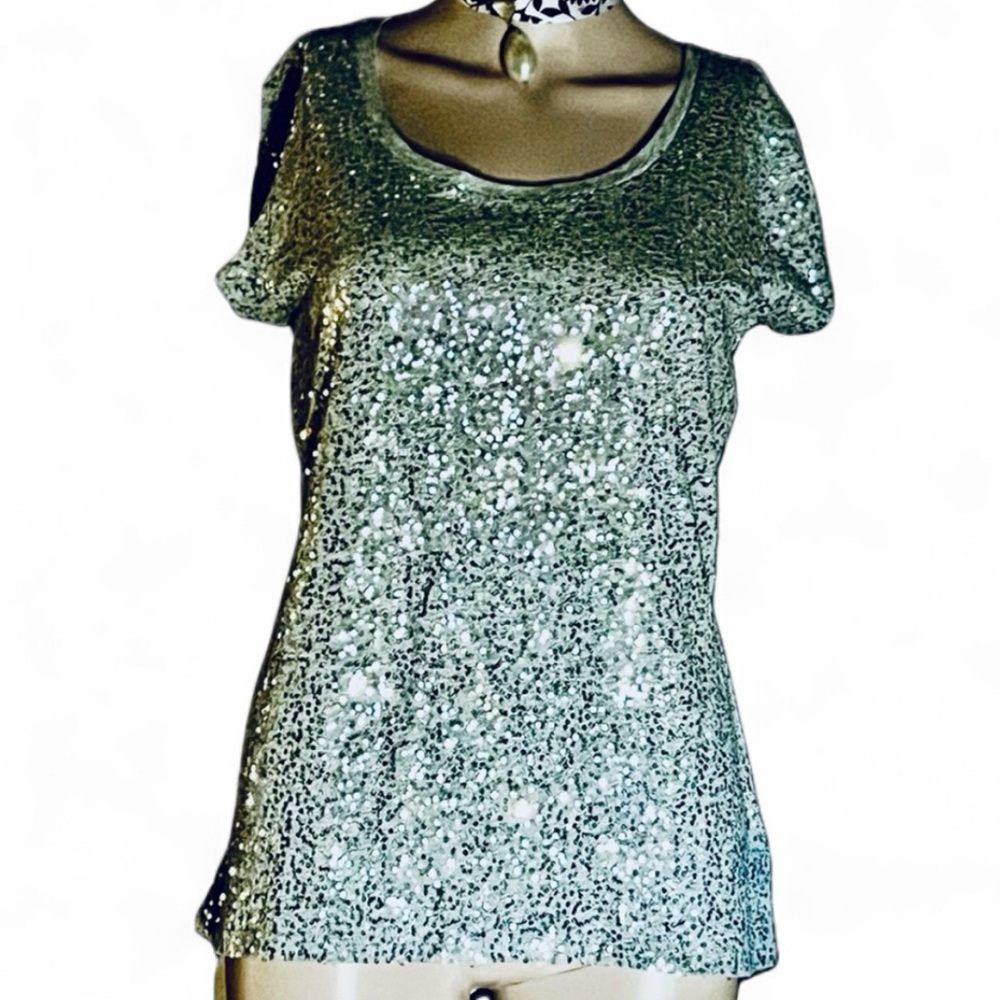Calvin Klein T-shirt babyT with sequins vintage new w/o tags